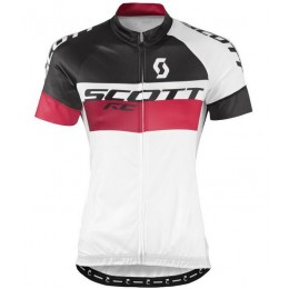 2016 Scott RC Weiß schwarz rot Damens Radtrikot Kurzarm Radtrikot Kaufen