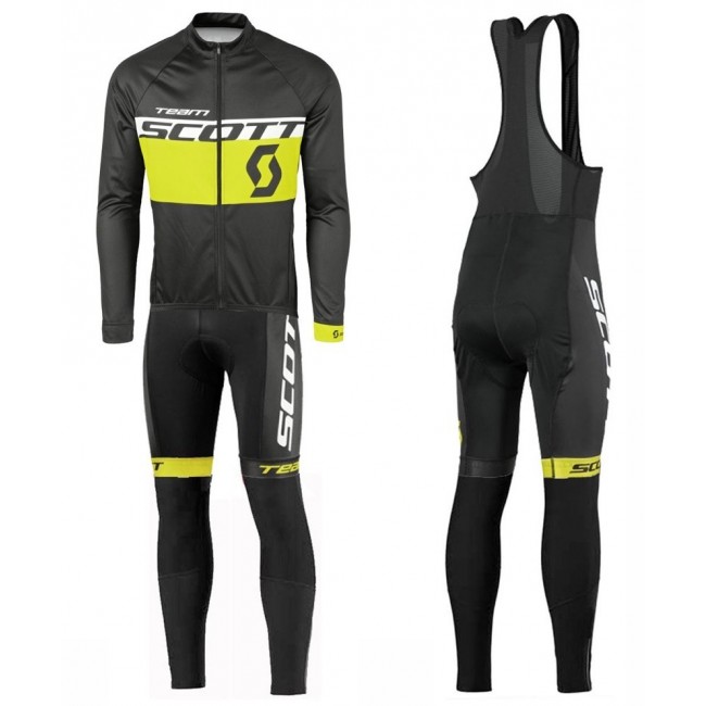 2016 Scott Team Schwarz-Gelb Fahrradbekleidung Satz Radtrikot Langarm+Lang Trägerhose Radtrikot Kaufen 2016 Scott Team Schwarz-Gelb Fahrradbekleidung Satz Radtrikot Langarm+Lang Trägerhose Radtrikot Kaufen