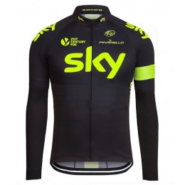 2016 Sky Team Fluo Ausgabe Radtrikot Langarm Radtrikot Kaufen