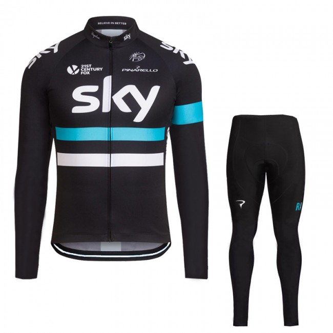 2016 Sky Fahrradbekleidung Radtrikot Satz Langarm und Lange Fahrradhose Radtrikot Kaufen 2016 Sky Fahrradbekleidung Radtrikot Satz Langarm und Lange Fahrradhose Radtrikot Kaufen