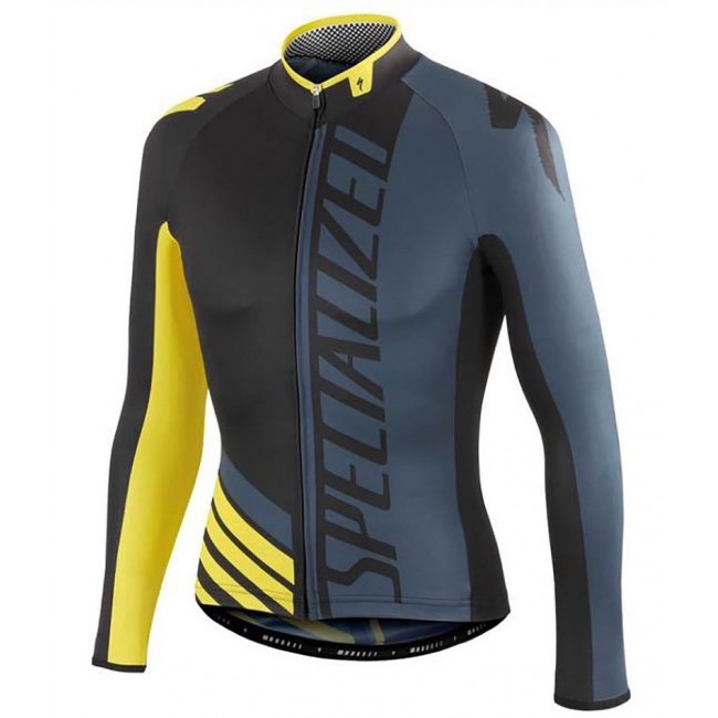 2016 Specialized Pro Team SZK Schwarz-Grau-Gelb Radtrikot Langarm Radtrikot Kaufen 2016 Specialized Pro Team SZK Schwarz-Grau-Gelb Radtrikot Langarm Radtrikot Kaufen