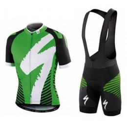 2016 Specialized Comp Racing Ss vert Fahrradbekleidung Satz Fahrradtrikot Kurzarm Trikot und Kurz Trägerhose Radtrikot Kaufen