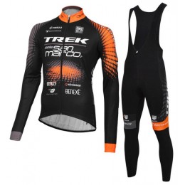 2016 Trek Selle San Marco Fahrradbekleidung Radtrikot Satz Langarm und Lange Trägerhose Radtrikot Kaufen