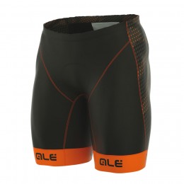 2017 Ale Triathlon Record Kurz Radhose Schwarz Orange Fluo Radtrikot Kaufen