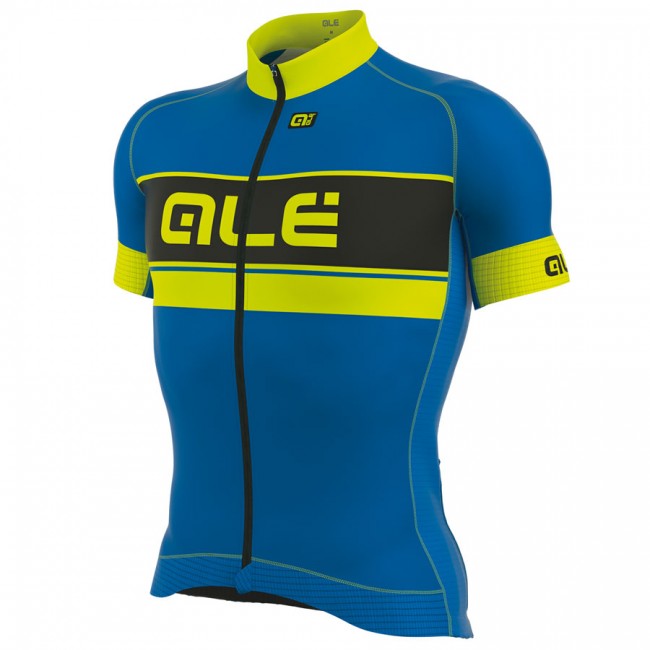 2017 Ale Graphics PRR Bermuda Radtrikot Kurzarm Blau Gelb Fluo Radtrikot Kaufen 2017 Ale Graphics PRR Bermuda Radtrikot Kurzarm Blau Gelb Fluo Radtrikot Kaufen