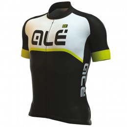 2017 Ale Graphics Excel Veloce Radtrikot Kurzarm Schwarz Gelb Fluo Radtrikot Kaufen