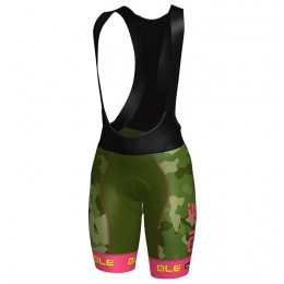 2017 Damen Ale Graphics PRR Camo Grün-Rose Kurz Trägerhose Radtrikot Kaufen