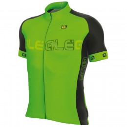 2017 Ale Excel Basic Radtrikot Kurzarm Grün Fluo Radtrikot Kaufen