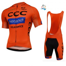 2017 CCC Sprandi Race Fahrradbekleidung Satz Radtrikot Kurzarm+Kurz Trägerhose Radtrikot Kaufen