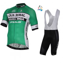 2017 Caja Rural Fahrradbekleidung Satz Radtrikot Kurzarm+Kurz Trägerhose Radtrikot Kaufen