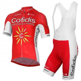 2017 Cofidis Fahrradbekleidung Satz Radtrikot Kurzarm+Kurz Trägerhose Radtrikot Kaufen