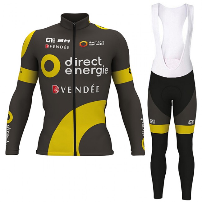 2017 Direct Energie Pro Nouveau Fahrradbekleidung Satz Radtrikot Langarm+Lang Trägerhose Radtrikot Kaufen 2017 Direct Energie Pro Nouveau Fahrradbekleidung Satz Radtrikot Langarm+Lang Trägerhose Radtrikot Kaufen
