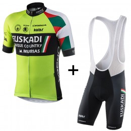 2017 Euskadi Fahrradbekleidung Satz Radtrikot Kurzarm+Kurz Trägerhose Radtrikot Kaufen
