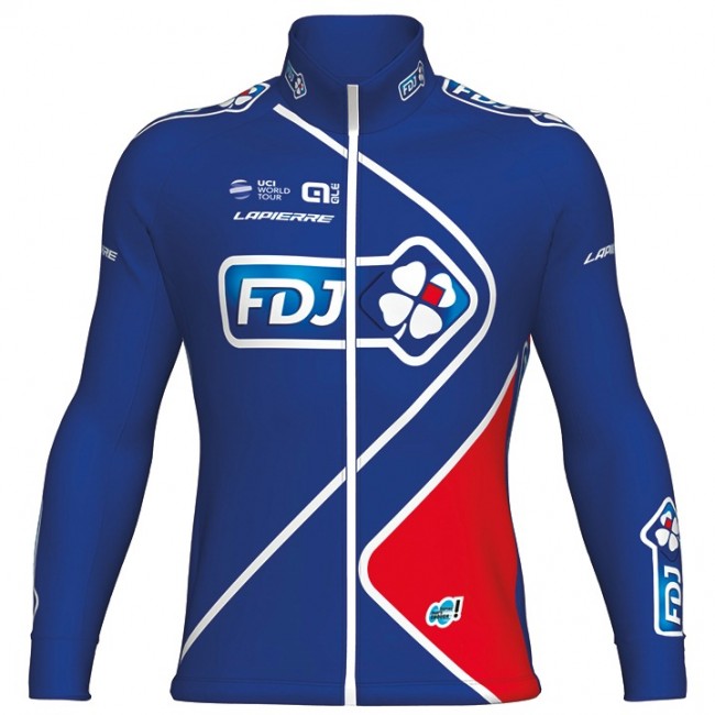 FDJ Pro 2017 Blau Radtrikot Langarm Radtrikot Kaufen FDJ Pro 2017 Blau Radtrikot Langarm Radtrikot Kaufen