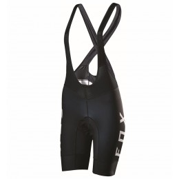 2017 Team FOX Damen Schwarz Weiß Kurz Trägerhose Radtrikot Kaufen