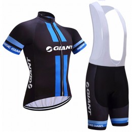 2017 Giant Fahrradbekleidung Satz Radtrikot Kurzarm+Kurz Trägerhose Schwarz Radtrikot Kaufen