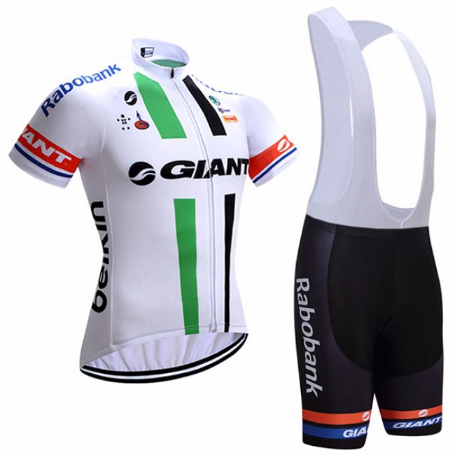 2017 Giant Fahrradbekleidung Satz Radtrikot Kurzarm+Kurz Trägerhose Weiß Radtrikot Kaufen 2017 Giant Fahrradbekleidung Satz Radtrikot Kurzarm+Kurz Trägerhose Weiß Radtrikot Kaufen