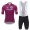 Giro d'Italia 2017 Cyclamen Fahrradbekleidung Satz Radtrikot Kurzarm+Kurz Trägerhose Radtrikot Kaufen