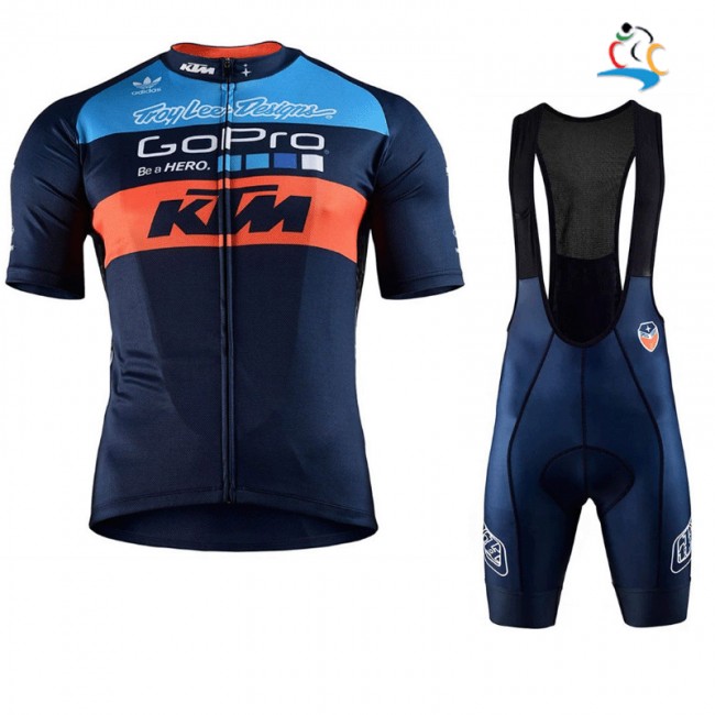 2017 KTM Blau-Orange Fahrradbekleidung Satz Radtrikot Kurzarm+Kurz Trägerhose Radtrikot Kaufen 2017 KTM Blau-Orange Fahrradbekleidung Satz Radtrikot Kurzarm+Kurz Trägerhose Radtrikot Kaufen