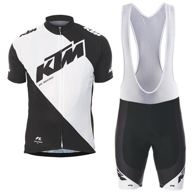 2017 KTM Fahrradbekleidung Satz Radtrikot Kurzarm+Kurz Trägerhose Weiß Schwarz Radtrikot Kaufen 2017 KTM Fahrradbekleidung Satz Radtrikot Kurzarm+Kurz Trägerhose Weiß Schwarz Radtrikot Kaufen