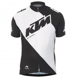 2017 KTM Radtrikot Kurzarm Weiß Schwarz Radtrikot Kaufen
