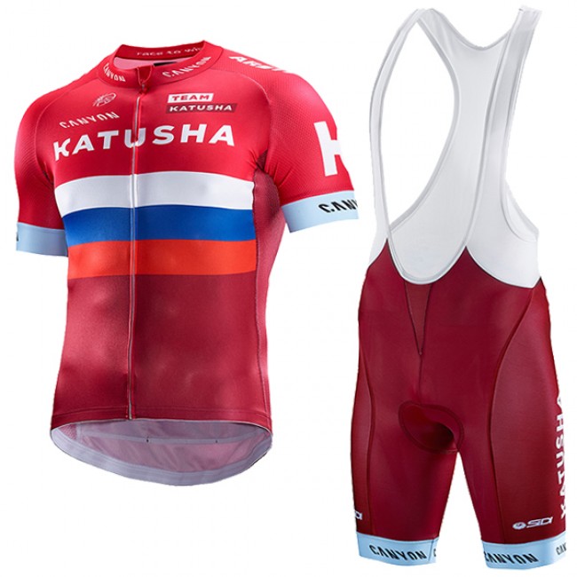 Katusha 2017 Fahrradbekleidung Satz Radtrikot Kurzarm+Kurz Trägerhose Radtrikot Kaufen Katusha 2017 Fahrradbekleidung Satz Radtrikot Kurzarm+Kurz Trägerhose Radtrikot Kaufen