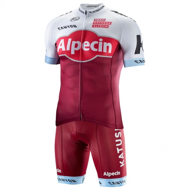 KATUSHA Alpecin Pro 2017 Fahrradbekleidung Satz Radtrikot Kurzarm+Kurz Radhose Radtrikot Kaufen KATUSHA Alpecin Pro 2017 Fahrradbekleidung Satz Radtrikot Kurzarm+Kurz Radhose Radtrikot Kaufen