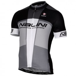 2017 Nalini PRO Artico Schwarz-Gris Radtrikot Kurzarm Radtrikot Kaufen