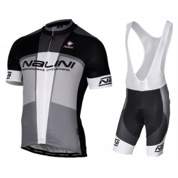2017 Nalini PRO Artico Schwarz-Gris Fahrradbekleidung Satz Radtrikot Kurzarm+Kurz Trägerhose Radtrikot Kaufen