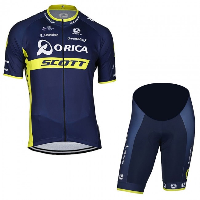 2017 Orica Scott Fahrradbekleidung Satz Radtrikot Kurzarm+Kurz Radhose Radtrikot Kaufen 2017 Orica Scott Fahrradbekleidung Satz Radtrikot Kurzarm+Kurz Radhose Radtrikot Kaufen