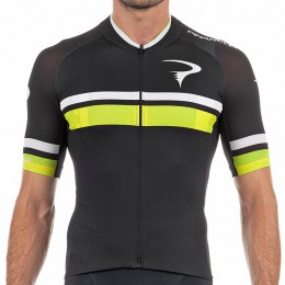 2017 Pinarello Corsa Radtrikot Kurzarm-Schwarz Gelb Radtrikot Kaufen