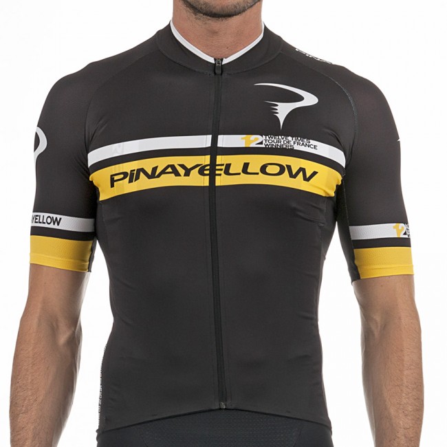 2017 Pinarello 12th Tour de France Radtrikot Kurzarm-Schwarz Gelb Radtrikot Kaufen 2017 Pinarello 12th Tour de France Radtrikot Kurzarm-Schwarz Gelb Radtrikot Kaufen
