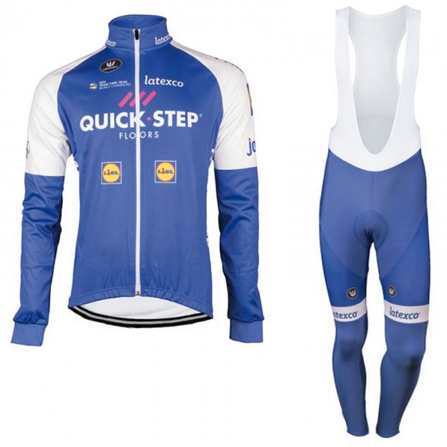 Quick Step Floors 2017 Pro Fahrradbekleidung Satz Radtrikot Langarm+Lang Trägerhose Radtrikot Kaufen Quick Step Floors 2017 Pro Fahrradbekleidung Satz Radtrikot Langarm+Lang Trägerhose Radtrikot Kaufen