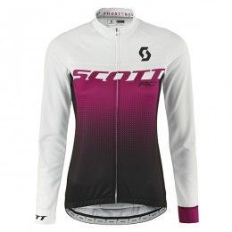 2017 Scott Rc Damen Weiß lila Radtrikot Langarm Radtrikot Kaufen