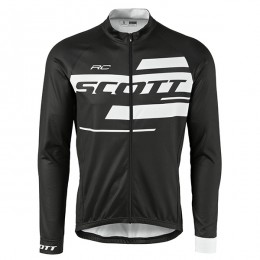 2017 Scott Rc Schwarz-Weiß Radtrikot Langarm Radtrikot Kaufen