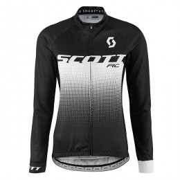 2017 Scott Rc Damen Schwarz Weiß Radtrikot Langarm Radtrikot Kaufen