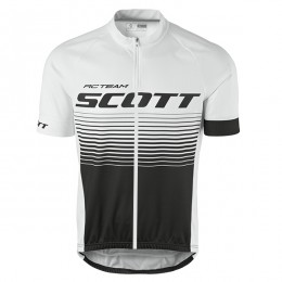 2017 Scott Rc Weiß Schwarz Radtrikot Kurzarm Outlet Radtrikot Kaufen