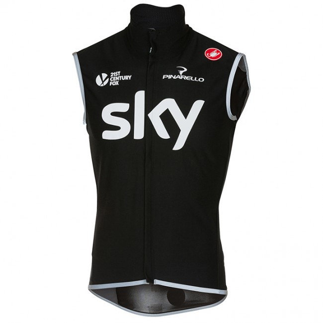 2017 Sky Pro ärmelloses Trikot Schwarz Radtrikot Kaufen 2017 Sky Pro ärmelloses Trikot Schwarz Radtrikot Kaufen