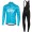 Sky Pro 2017 Blau Fahrradbekleidung Satz Radtrikot Langarm+Lang Trägerhose Radtrikot Kaufen