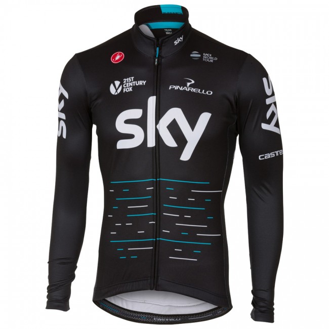 Sky Pro 2017 Radtrikot Langarm Schwarz Radtrikot Kaufen Sky Pro 2017 Radtrikot Langarm Schwarz Radtrikot Kaufen