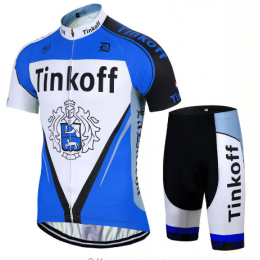 2017 Tinkoff Blau Fahrradbekleidung Satz Radtrikot Kurzarm+Kurz Radhose Radtrikot Kaufen