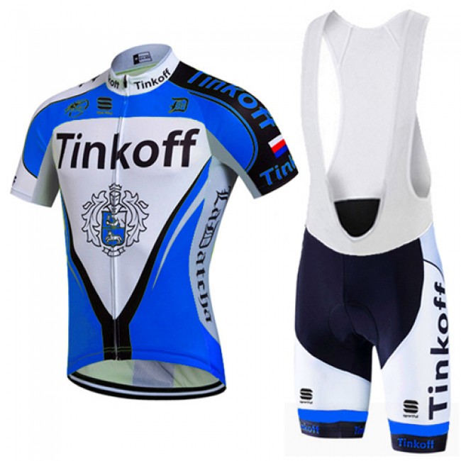 2017 Tinkoff Blau Fahrradbekleidung Satz Radtrikot Kurzarm+Kurz Trägerhose Radtrikot Kaufen 2017 Tinkoff Blau Fahrradbekleidung Satz Radtrikot Kurzarm+Kurz Trägerhose Radtrikot Kaufen