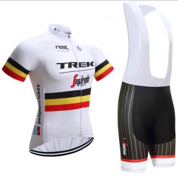Trek Segafredo 2017 Fahrradbekleidung Satz Radtrikot Kurzarm+Kurz Trägerhose Weiß Radtrikot Kaufen
